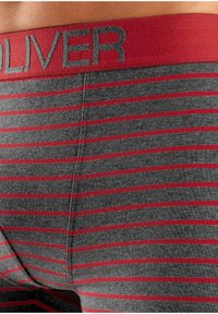 s.Oliver RETRO 4ER PACK BEQUEM  - Shorty - rot gestreift blau gestreift schwarz gestreift petrol gestreift