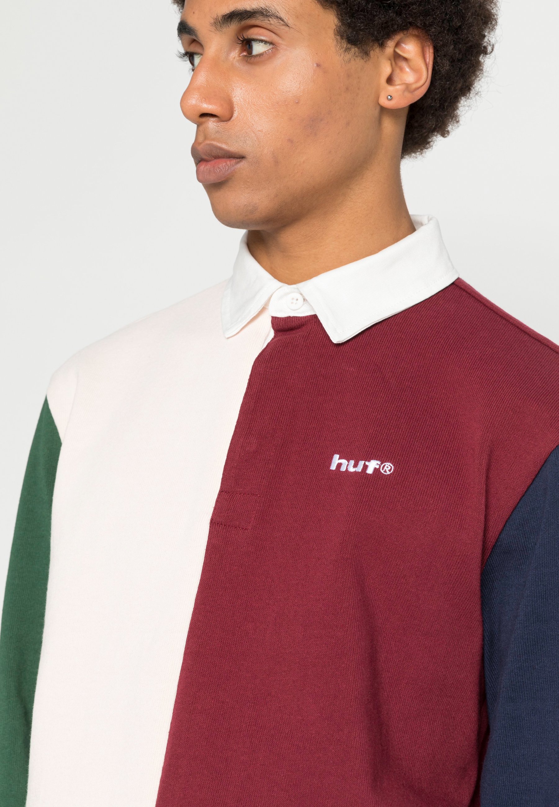 HUF MICK COLOR BLOCK RUGBY - Long 