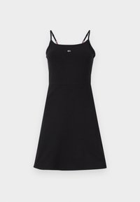 ESSENTIAL FLARE DRESS - Rochie din jerseu - black