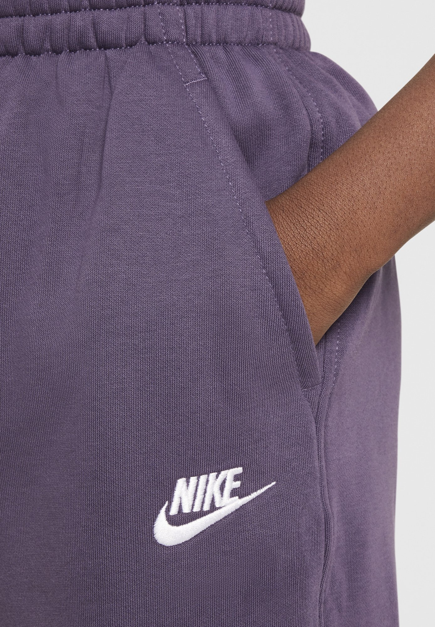 nike sportswear club fleece purple joggers