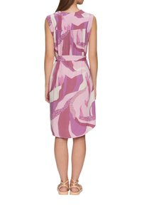 QS ALL-OVER - Jurk - lavendel