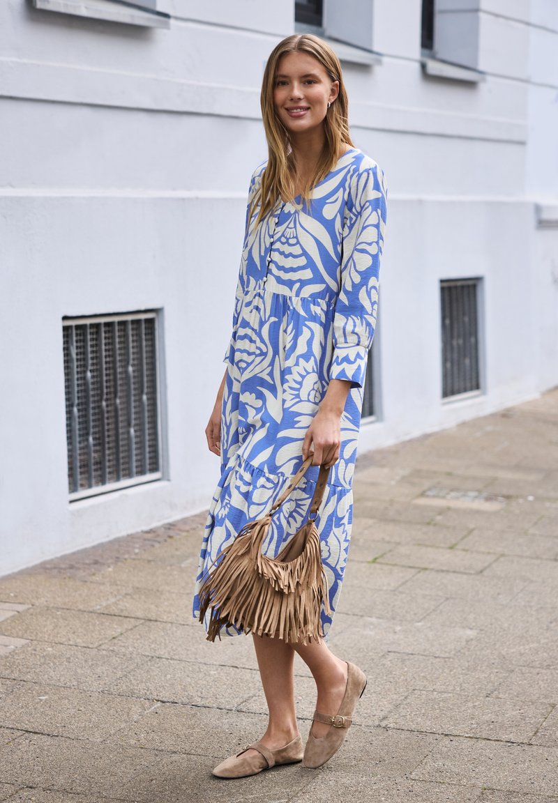 honey midi dress Honey Shirred Frill Midi Dress Rose