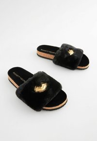 REGULAR FIT   - Sandalias planas - black lips print