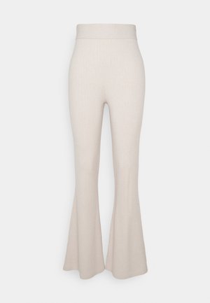 BADGE PANT - Bukse - stony beige