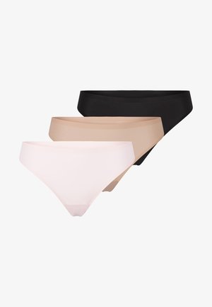 Chantelle, STRING 3ER PACK - SOFT STRETCH - Tanga - zart rose nude schwarz