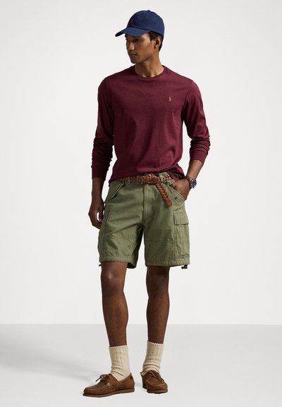 Polo Ralph Lauren LONG SLEEVE - Topper langermet - spring wine heather