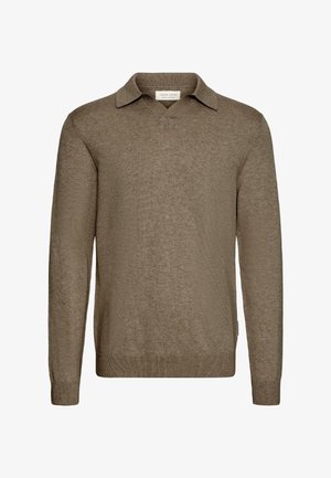 Casual Friday, CFBELLS POLO - Jersey de punto - major brown melange