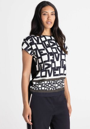 TUZZI, DAMEN - Blouse - schwarz ivory