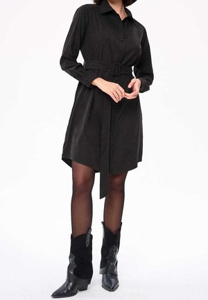 Vestido camisero - black