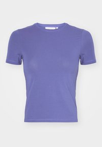 Weekday SLIM FITTED - Tricou basic - purple