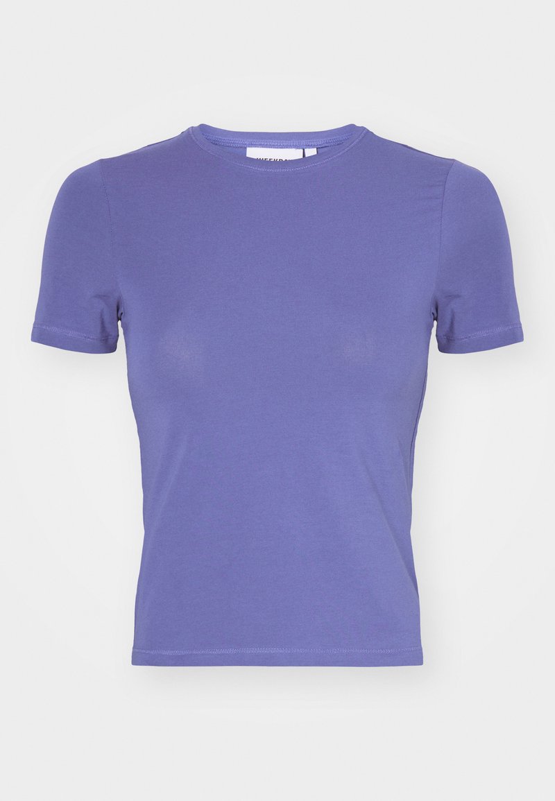 Weekday T-shirt basic paars