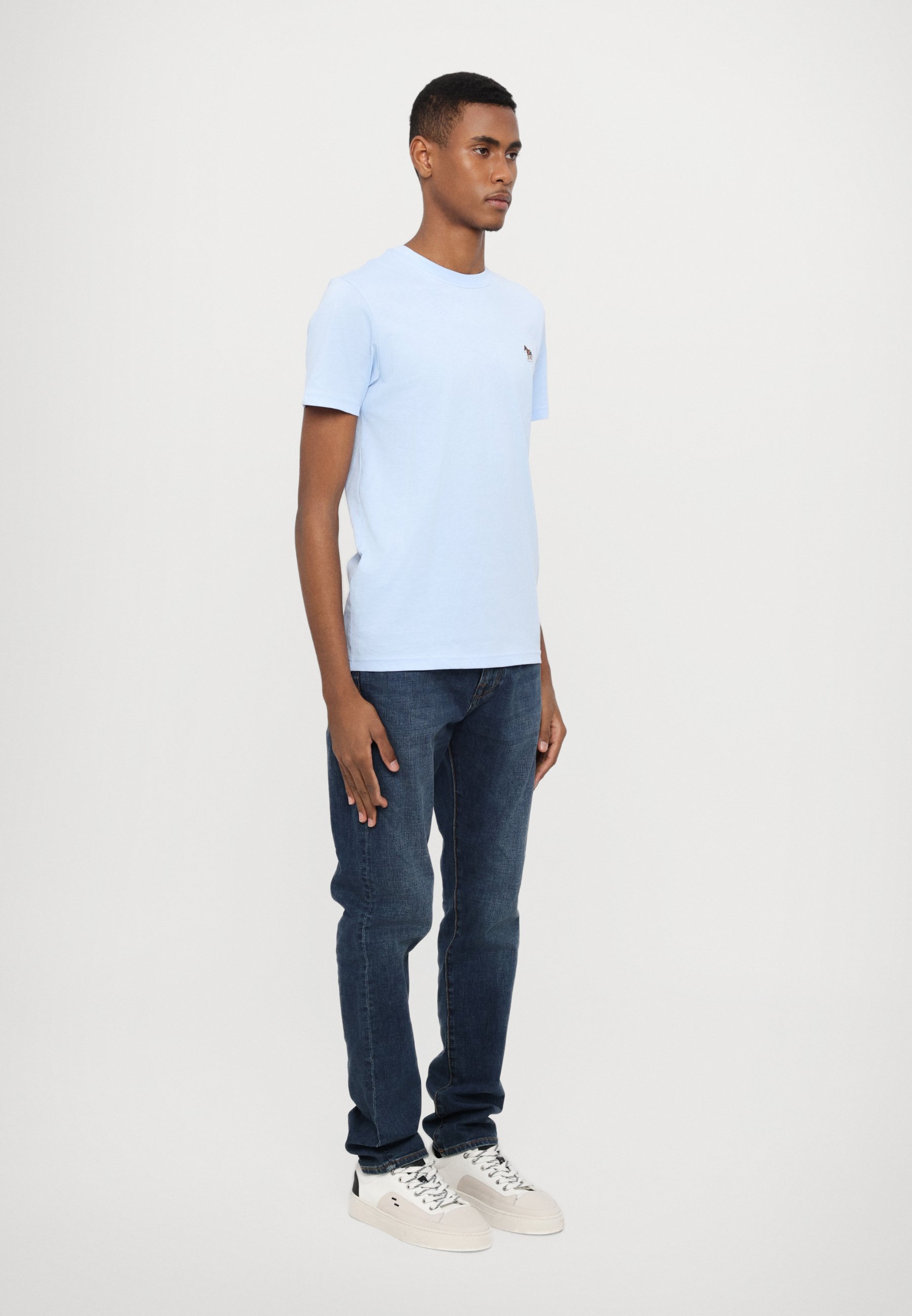 Tシャツ・カットソー PAUL SMITH Men T-shirt Blue M1R697PMP4274 49 Paul Smithアウトレット：Tシャツ メンズ Ps - ブルー | GIGLIO