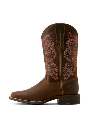 Cowboy/Biker boots - sassy brown