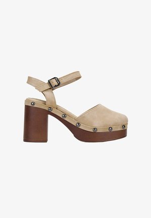 Bosanova DE TACÓN - Zuecos - beige