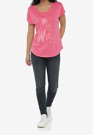 True Religion T-Shirt print - pink