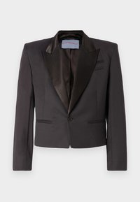 LAPEL TUXEDO JACKET - Veste de costume - brown