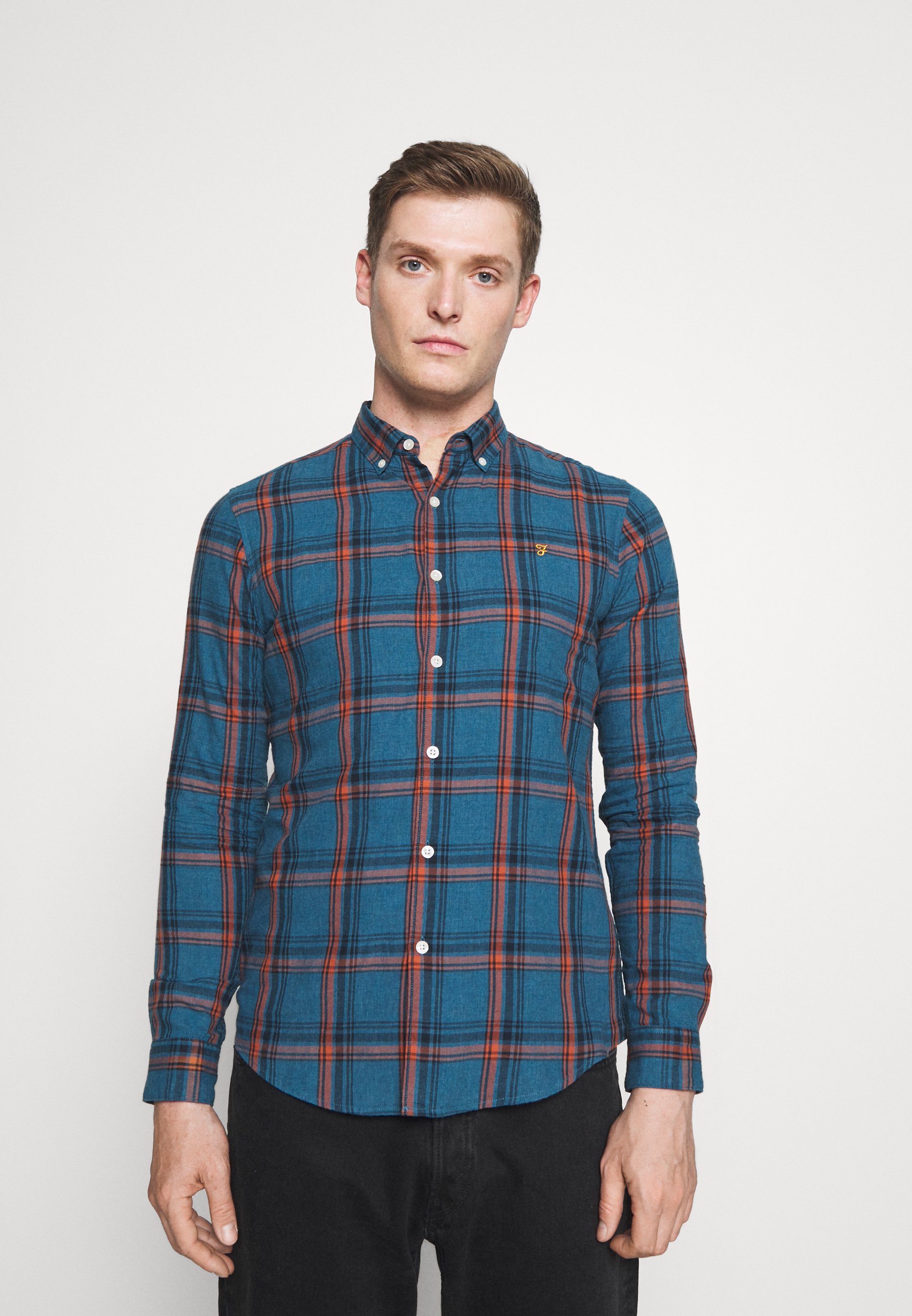 Farah STEEN CHECK - Shirt - atlantic 