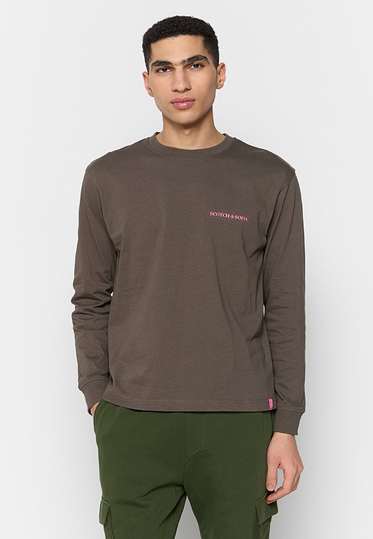 Scotch & Soda Longsleeve bruin Scotch & Soda Longsleeve bruin