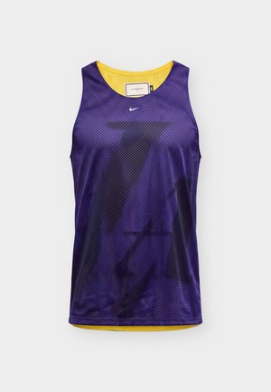 Nike Performance, NBA LOS ANGELES LAKERS MESH STANDARD ISSUE - Клубно облекло - field purple/amarillo