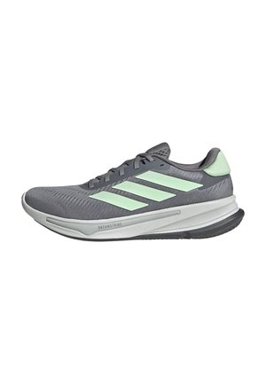adidas Performance SUPERNOVA  - Trail running shoes - grey three   semi green spark   dash grey