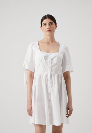 ASSOLTO ABITO - Shirt dress - radiant white