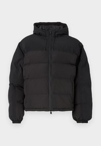 HOODED PUFFER JACKET - Winterjacke - anthracite black