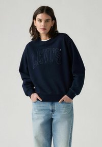 Levi's® GRAPHIC HERITAGE CREW EAGLE - Felpa - levis raw edge appl
