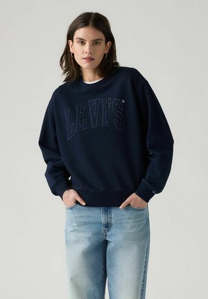 Levi's® GRAPHIC HERITAGE CREW EAGLE - Sudadera - levis raw edge appl