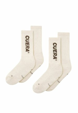 Cuera, 2-PACK CUERA PADEL - Calcetines - off white dark brown