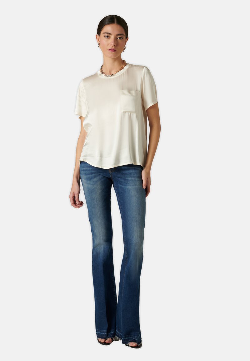 Manila Grace Jeans a zampa - blu