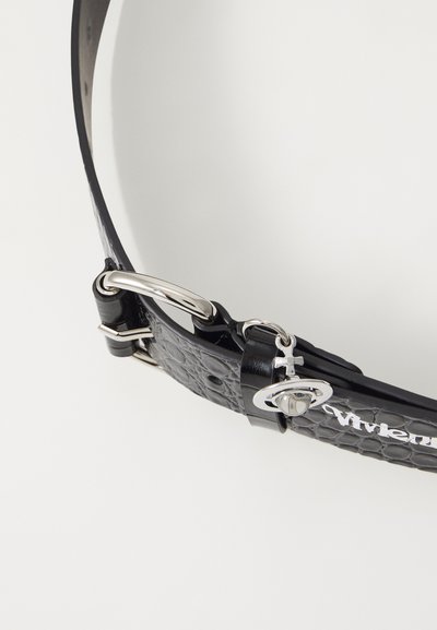 Vivienne Westwood WIDE ALEX CHARM BELT UNISEX - Cinto - black
