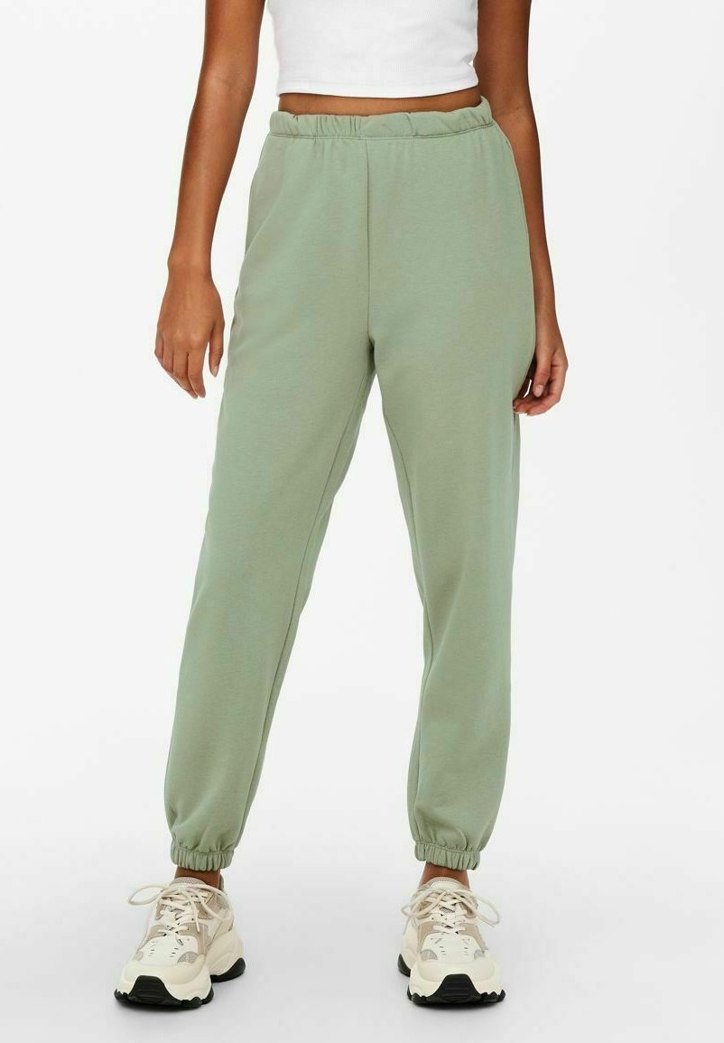ONLY Pantaloni sportivi - shadow/verde - Zalando.it