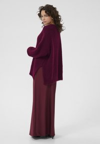 Kaffe ANE V-NECK - Strickpullover - windsor wine