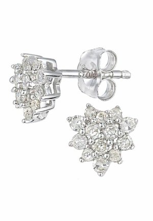 Korvakorut - white gold - coloured