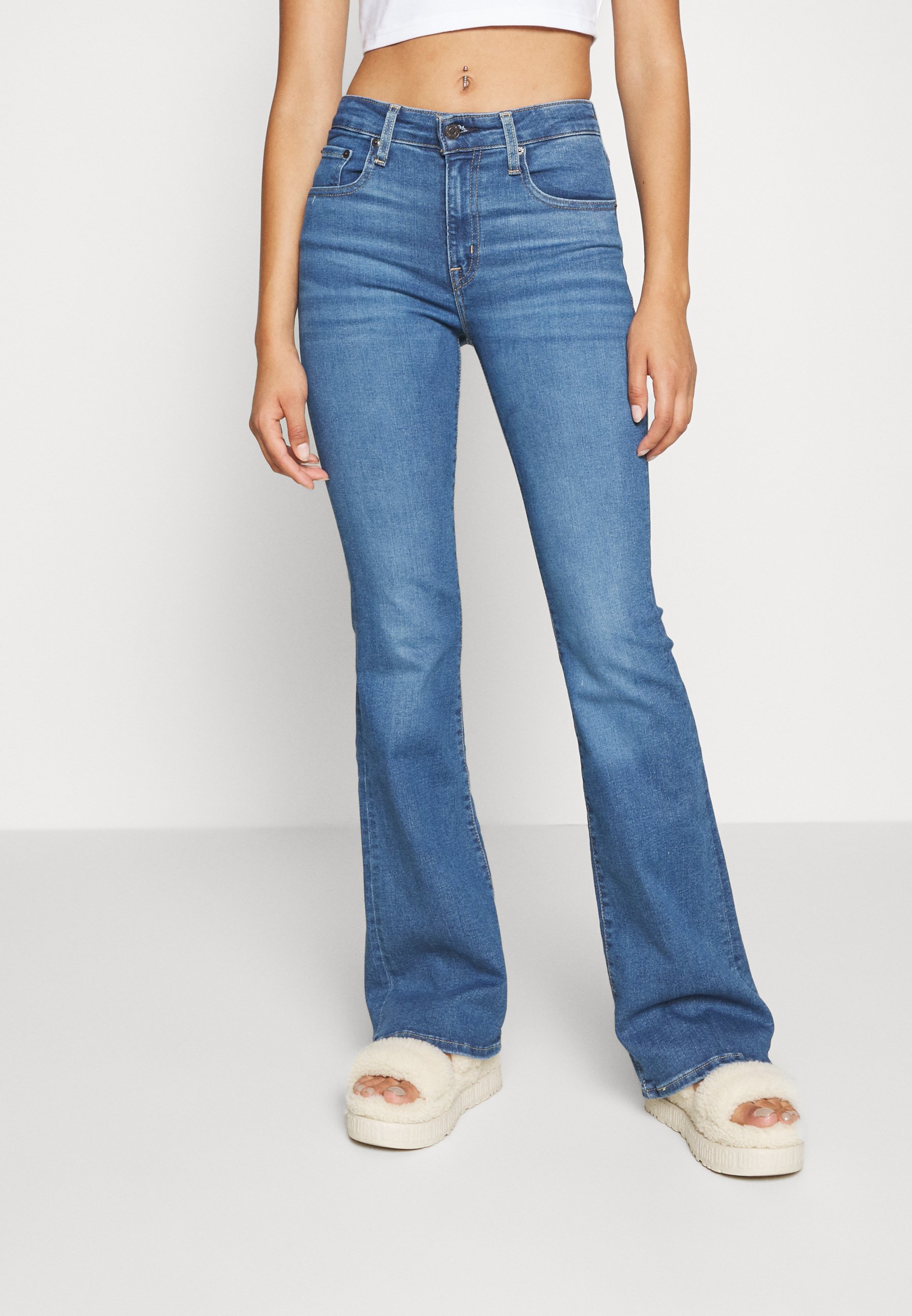 Levi's® 726 FLARE - Vaqueros a campana blue denim/blue denim - Zalando.es