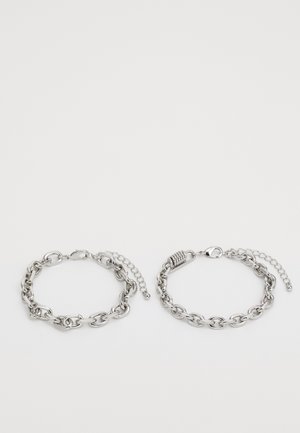 UNISEX 2 PACK - Bracelet - silver-coloured