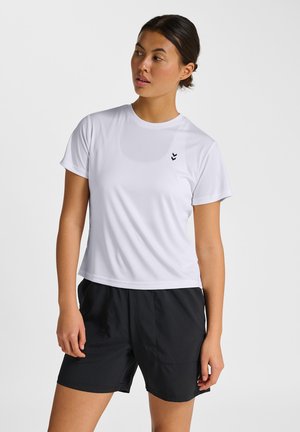 Hummel, PULSE TRAINING  SS - Спортна тениска - white