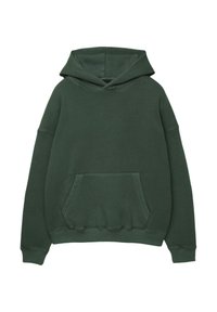 BOXY FIT - Hoodie - dark green