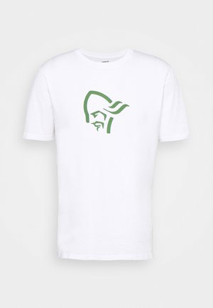 Norrøna /29 COTTON VIKING T-SHIRT - T-shirt con stampa - pure white