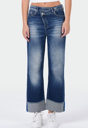 WIDE - Straight leg jeans - exo blue
