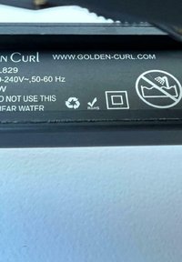 Golden Curl GL 829 GLÄTTEISEN - Haar Styling Zubehör