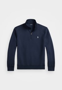 DOUBLE-KNIT QUARTER-ZIP PULLOVER - Sweatshirt - aviator navy