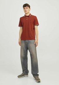 Jack & Jones PAULOS SS NOOS - Poloshirt - red ochre