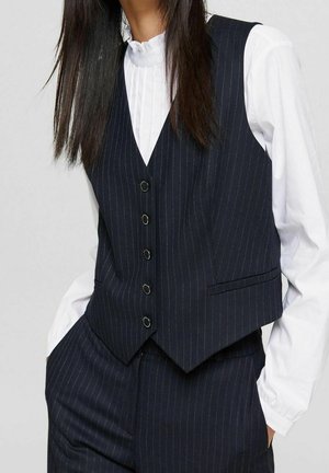 Weste - mottled dark blue