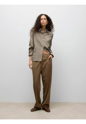 Bluza s gumbima - teak