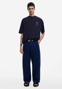 Desigual SHORT-SLEEVE SUN - T-shirt med print - blue