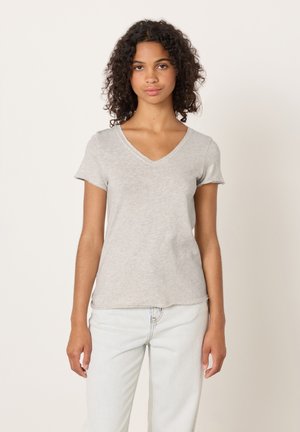 SONOMA V NECK TEE - T-shirts basic - polaire chine