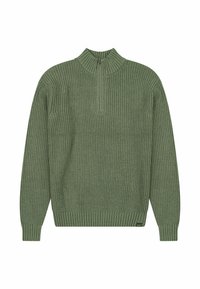 Lee LONG SLEEVE HALF_ZIP - Maglione - olive gray