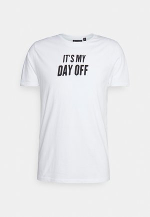 Print T-shirt - white