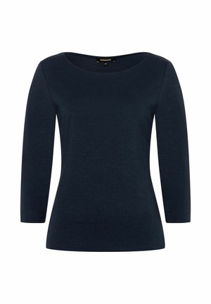 WITH SLIT DETAIL - Long sleeved top - dunkelblau